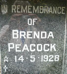 PEACOCK Brenda 1928-