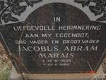 MARAIS Jacobus Abram 1906-1982
