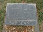 SARGEANT Martha 1910-1980