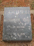 COOPER Alexander Price 1916-1976