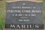 MARIUS Percival Cyril Henry 1917-1962