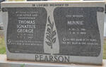 PEARSON Thomas Ignatius George 1904-1985 & Minnie 1916-1993