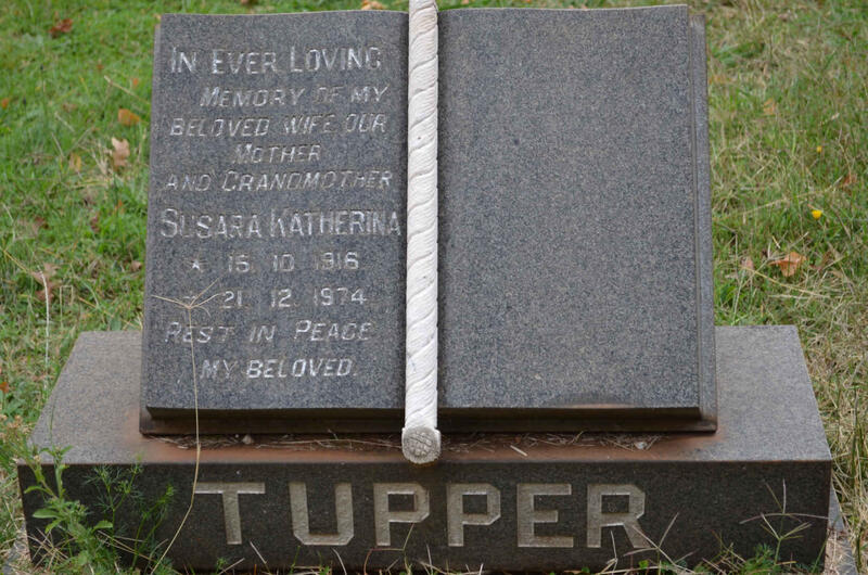 TUPPER Susara Katherina 1916-1974