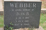 WEBBER Ivan B. 1914-1969