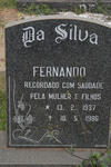 SILVA Fernando, da 1937-1986