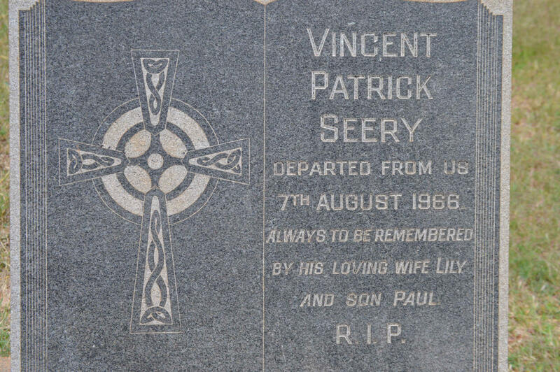 SEERY Vincent Patrick -1966
