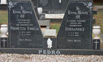PEDRO Fernandez 1924-1994 & Primetta Emelia 1925-1979