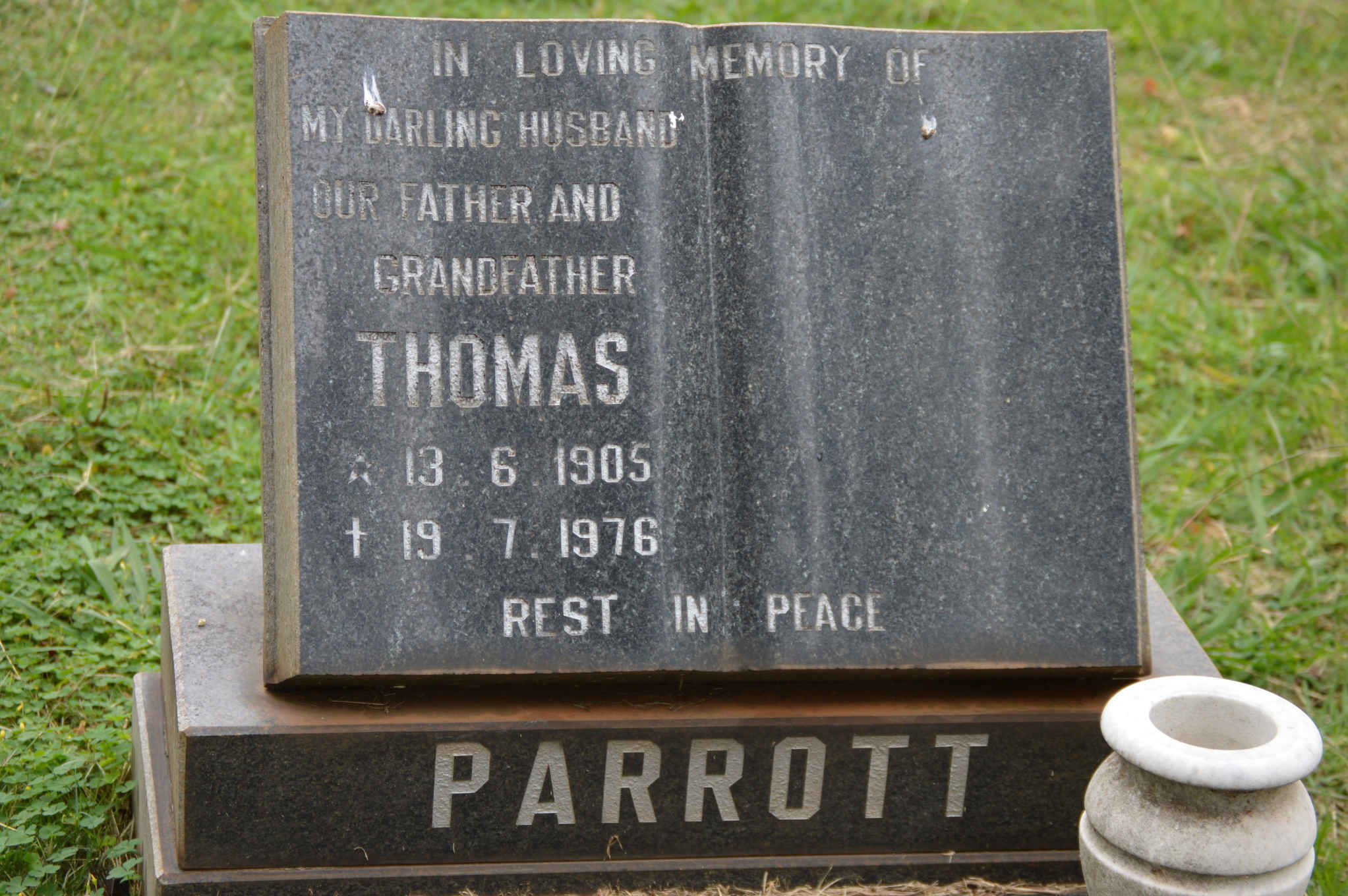 PARROTT Thomas 1905-1976