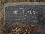 SCHOEMAN Nic 1906-1989 & Anna 1910-1996