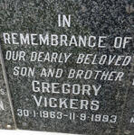 VICKERS Gregory 1963-1993
