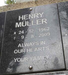 MÜLLER Henry 1962-2009