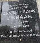 MINNAAR Ernest Frank 1924-2001