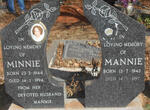 CAPAZPRIO Mannie 1943-1997 & Minnie 1944-1994