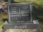 BLATT Nicolaas Johannes Bester 1914-1996 & Vera Elizabeth Griffith 1920-1974
