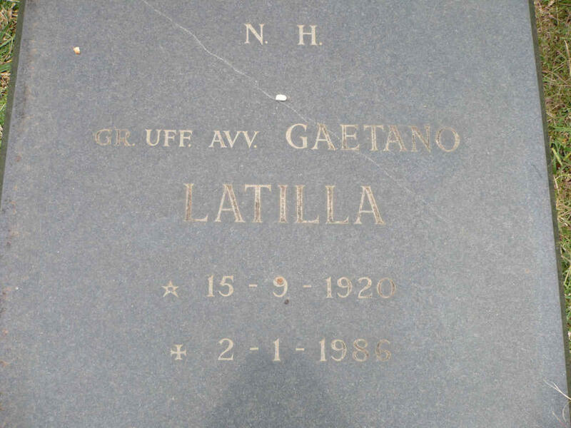 LATILLA Gaetano 1920-1986