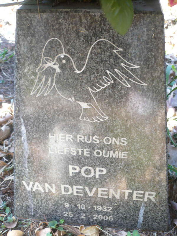DEVENTER Pop, van 1932-2006