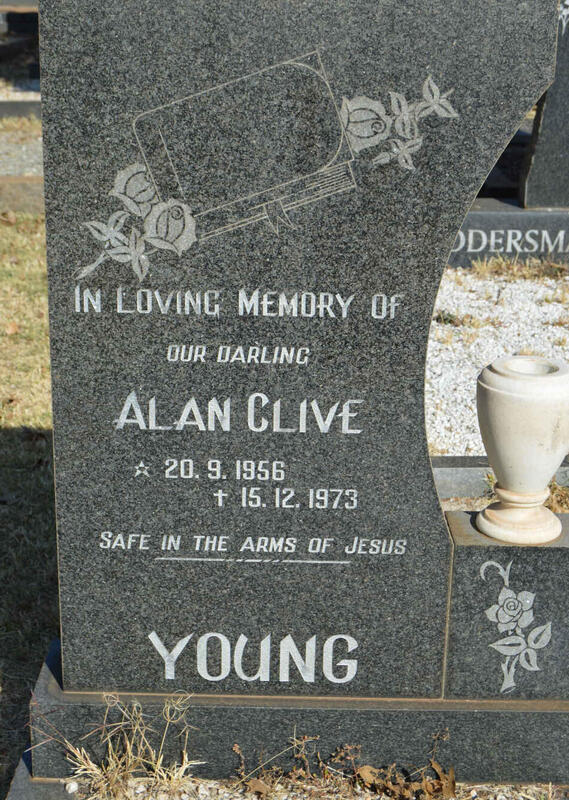 YOUNG Alan Clive 1956-1973