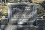 RIDDICK James Henry 1941-2005 & Patricia 1947-1993