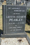 PEASLEY Laetetia Elizabeth 1943-1990