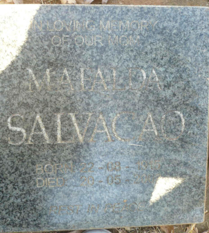 SALVACAO Mafalda 1915-200?