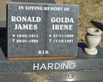 HARDING Ronald James 1911-1990 & Golda Irene 1909-1997
