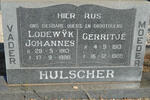 HULSCHER Lodewyk Johannes 1913-1988 & Gerritje 1913-1988