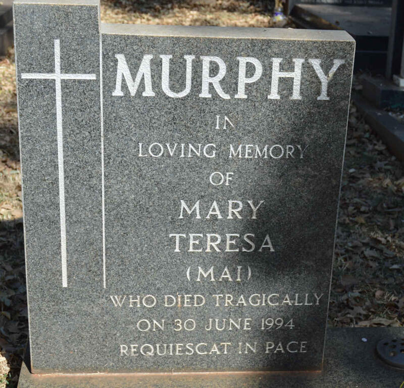 MURPHY Mary Teresa nee MAI -1994