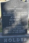 HOLDER Joseph Edward 1905-1996