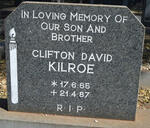 KILROE Clifton David 1965-1987