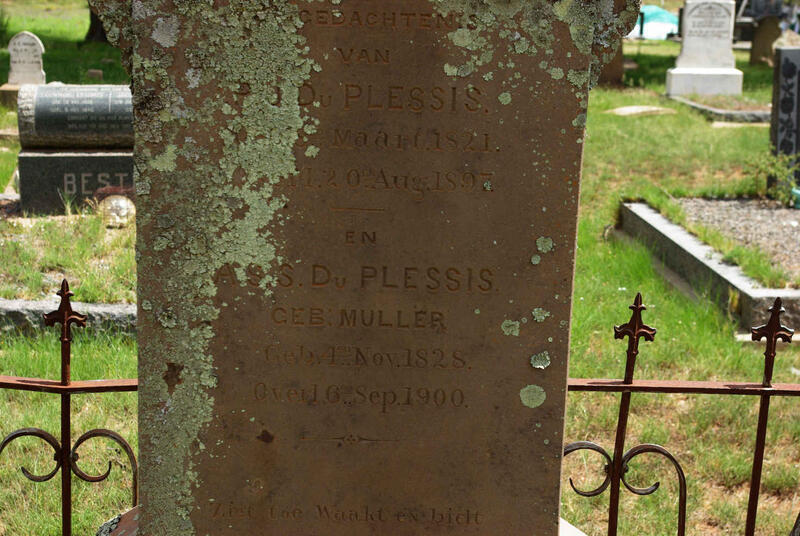 PLESSIS ?, du 1821-1897 & A.S.S. MULLER 1828-1900