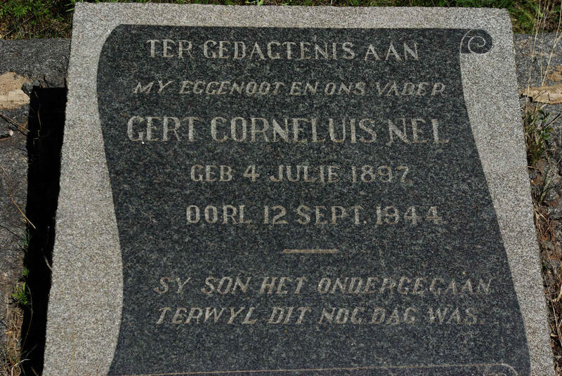 NEL Gert Corneluis 1897-1944