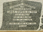 TOIT Anna Sophia, du nee V.D. WALT 1875-1945