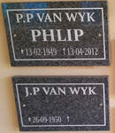 WYK P.P. van, 1949-2012 & J.P. 1950-