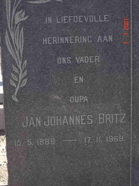 BRITZ Jan Johannes 1888-1969