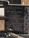 VRIES Elizabeth Magdalena, de nee VAN STADEN 1904-1988