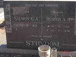 STRYDOM G.A. 1910- & Hester A.H. 1911-1976