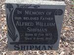 SHIPMAN Alfred William 1873-1955