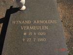 VERMEULEN Wynand Arnoldus 1920-1980