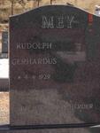 MEY Rudolph Gerhardus 1929-1989