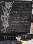 ROSSLEE Frans Cornelius 1915-1986 & Johanna Catharina 1920-1999