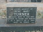 TURNER Irene Mary 1921-1983