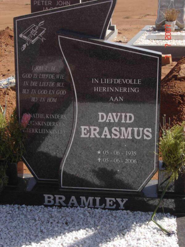 BRAMLEY David Erasmus 1935-2006