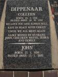 DIPPENAAR John 1936-2001 & Colleen 1941-1996