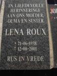 ROUX Lena 1938-2001