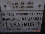 ERASMUS Margaretha Jacoba 1918-1989