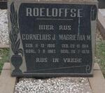 ROELOFFSE Cornelius J. 1906-1967 & Magrietha M. 1914-1978