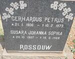 ROSSOUW Gerhardus Petrus 1906-1973 & Susara Johanna Sophia 1907-1968