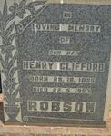 ROBSON Henry Clifford 1896-1963