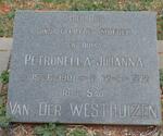 WESTHUIZEN Petronella Johanna, van der 1901-1972