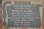 ROBSON Donald Clark -1959